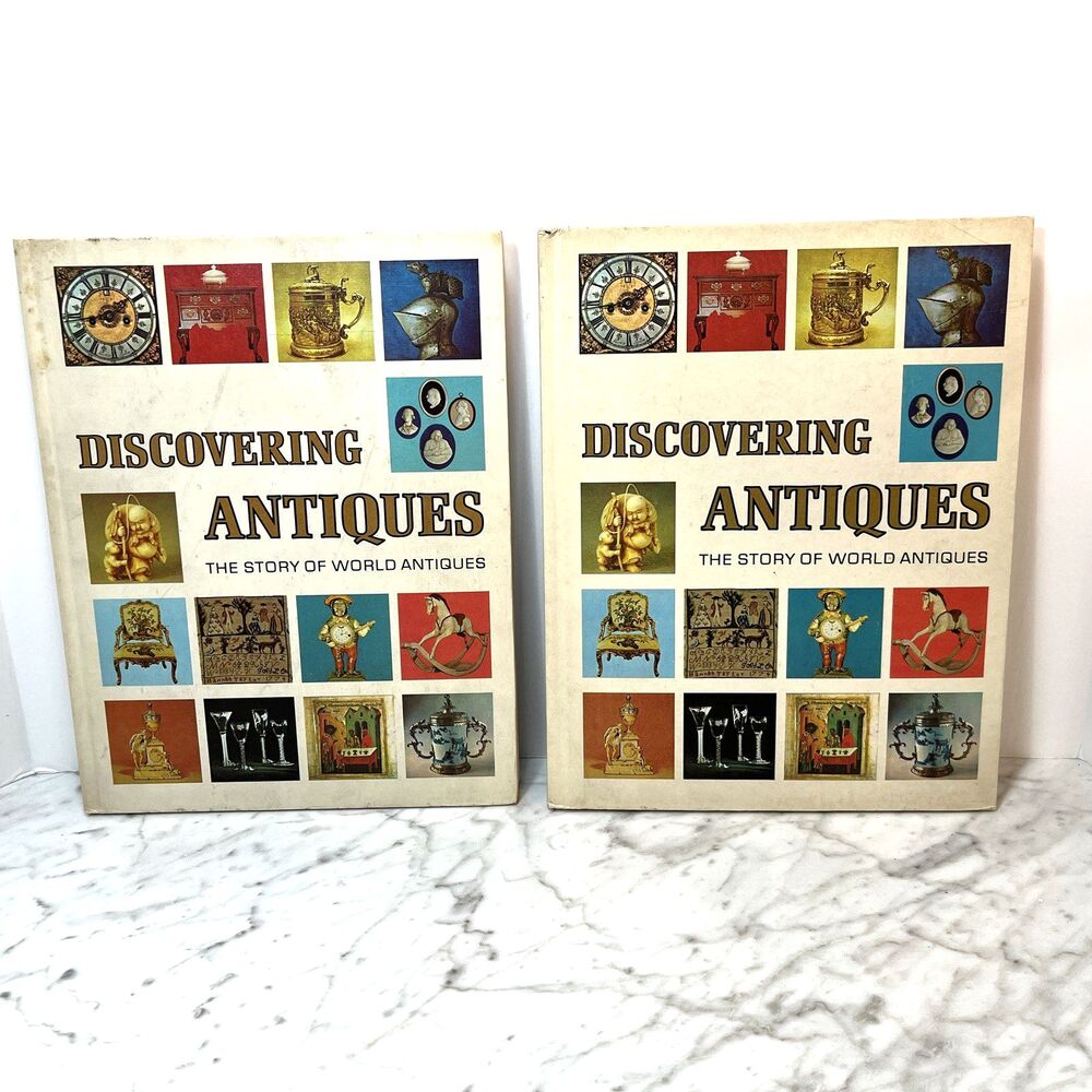 Discovering Antiques Book Set The Story of World Antique Terms A-J and K-Z Guide
